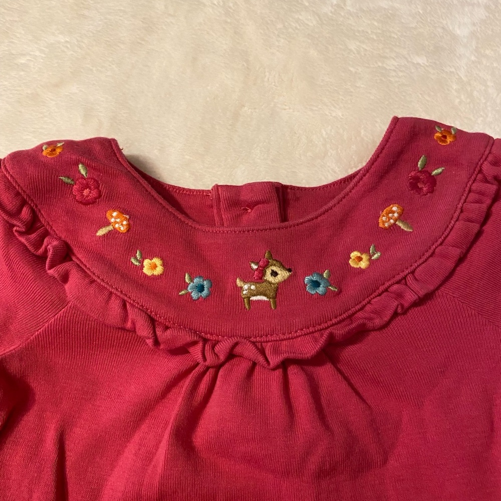 NWOT Gymboree Baby Girl Long Sleeve Shirt size 3-6M - Picture 3 of 5